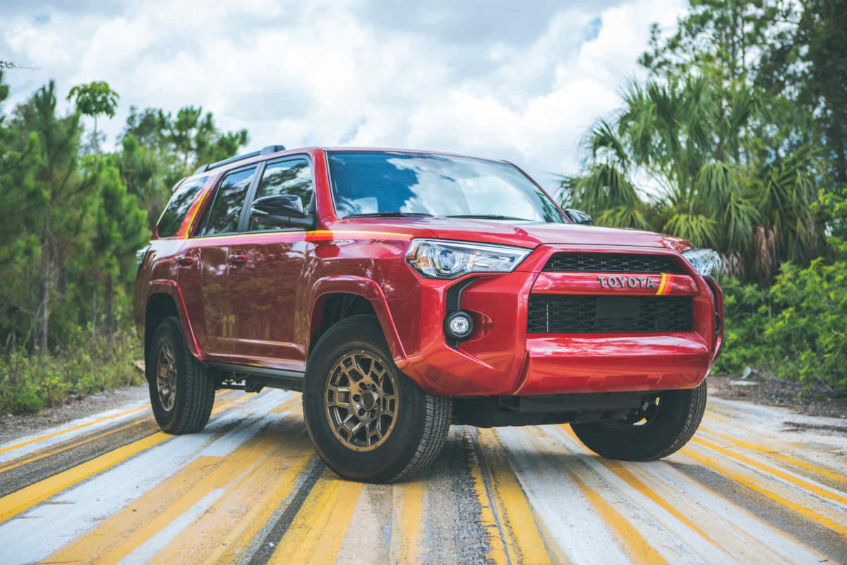 The 2023 Toyota 4Runner front end