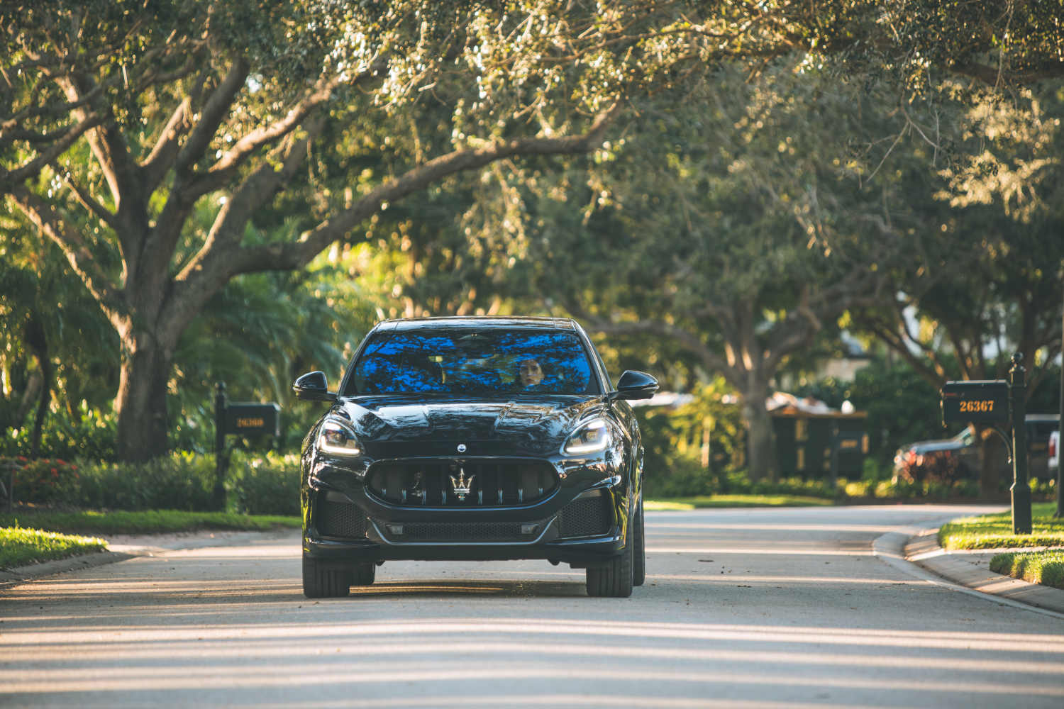 The 2023 Maserati Grecale driving