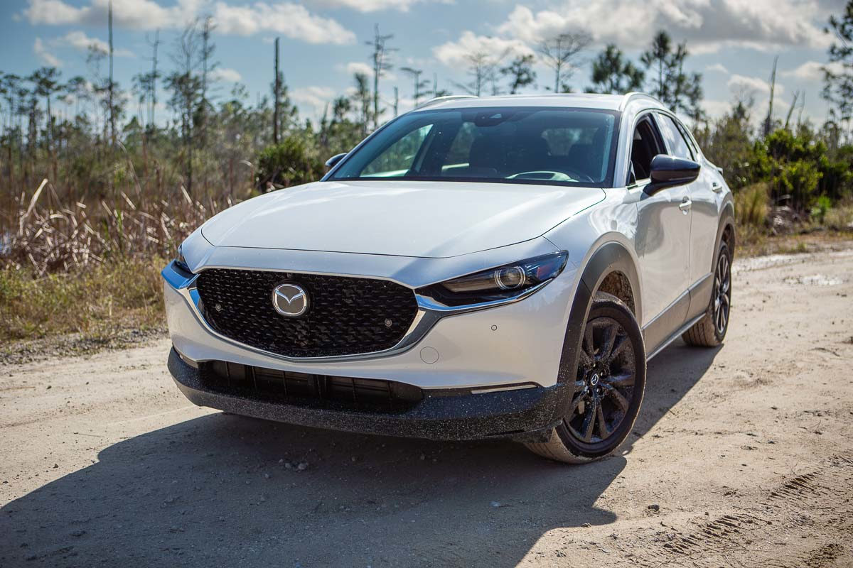 The 2023 Mazda CX-30 front end
