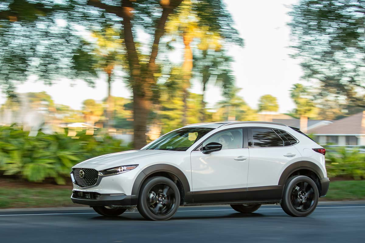 The 2023 Mazda CX-30 front end