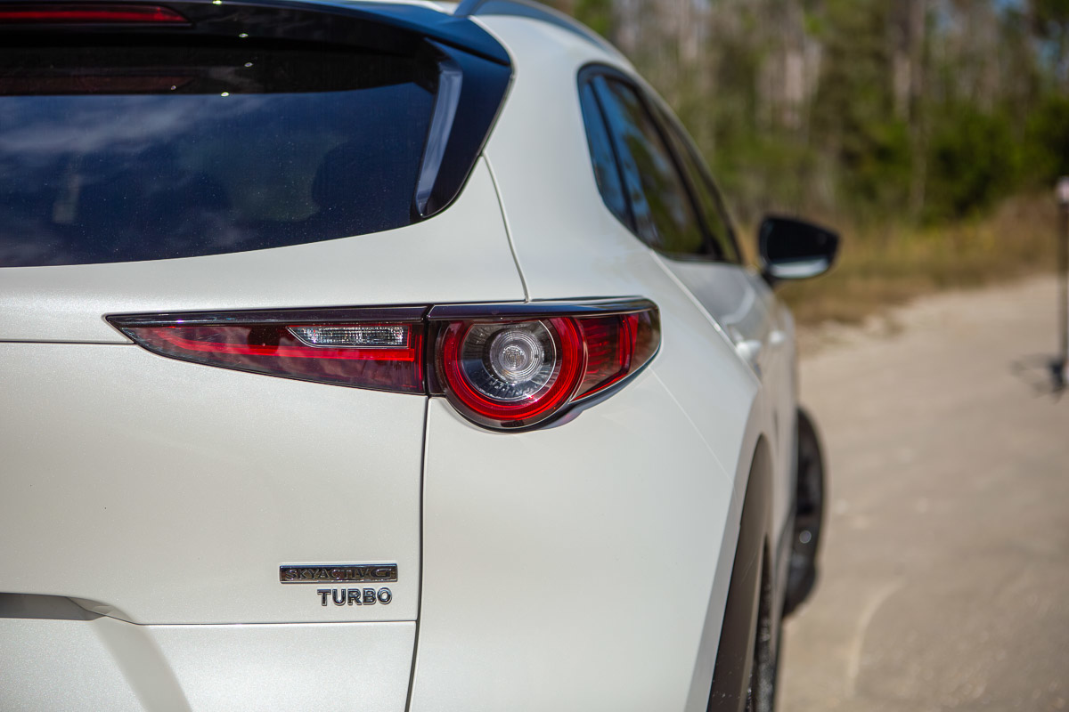 The 2023 Mazda CX-30 tail lights