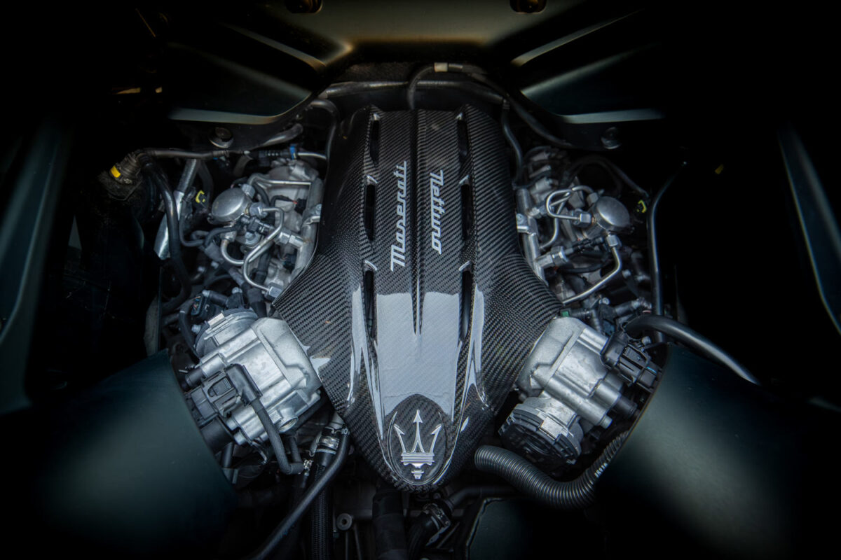 The 2022 Maserati MC20 engine