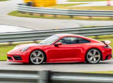 The Porsche Drive Experience at the Atlanta PEC offers a range of Porsches to drive, from the Cayenne to the 911 GT3 RS.