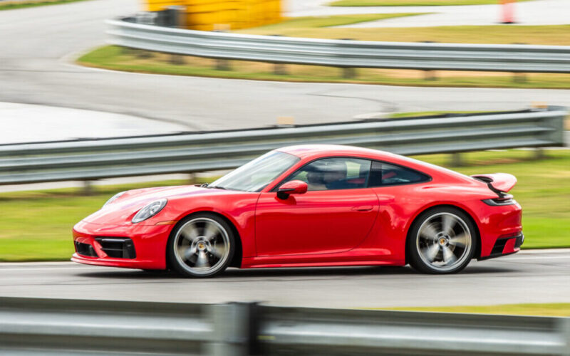 The Porsche Drive Experience at the Atlanta PEC offers a range of Porsches to drive, from the Cayenne to the 911 GT3 RS.