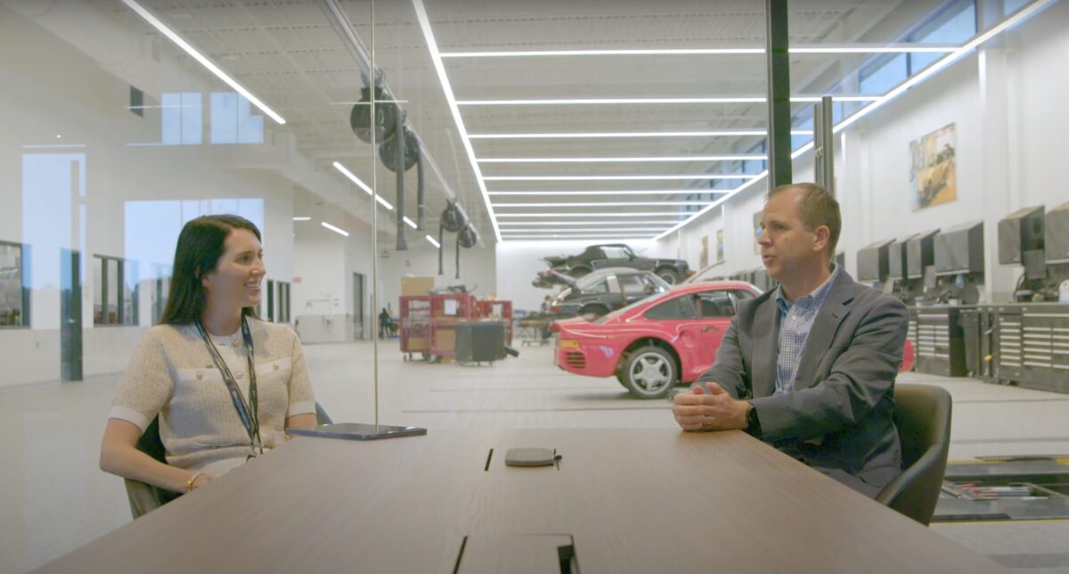 The Porsche Classic Factory Restoration facility at the Porsche Experience Center in Atlanta, Georgia, is a magical place.