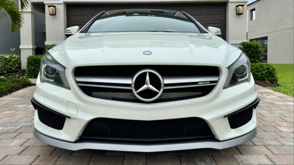 2014 Mercedes-Benz CLA45 AMG after the Mothers Polish California Gold Ceramic line wash
