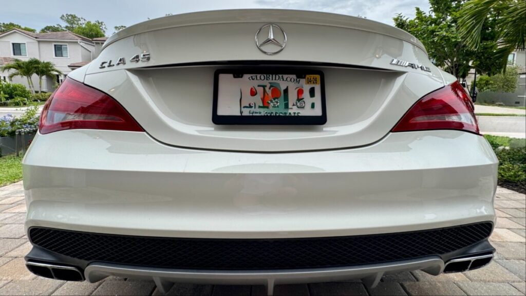 2014 Mercedes-Benz CLA45 AMG after the Mothers Polish California Gold Ceramic line wash