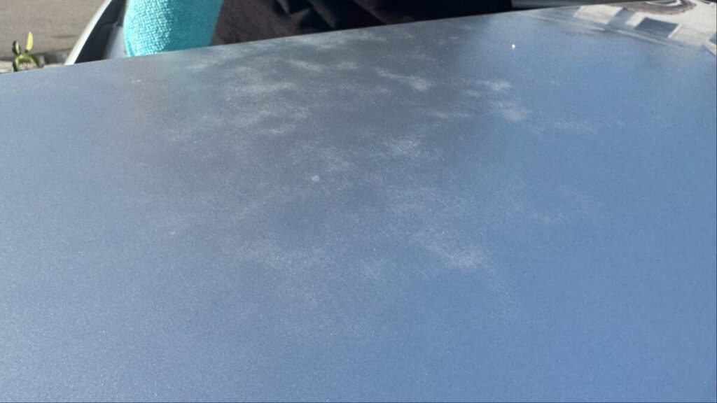 Before Mothers Polish California Gold Ceramic Paint Correction
