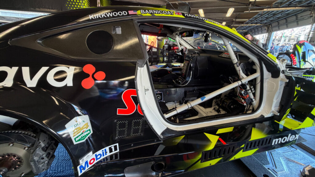 Inside the Lexus Racing and Vasser Sullivan car