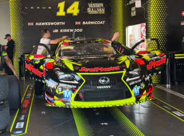 Lexus Racing and Vasser Sullivan #14 race car