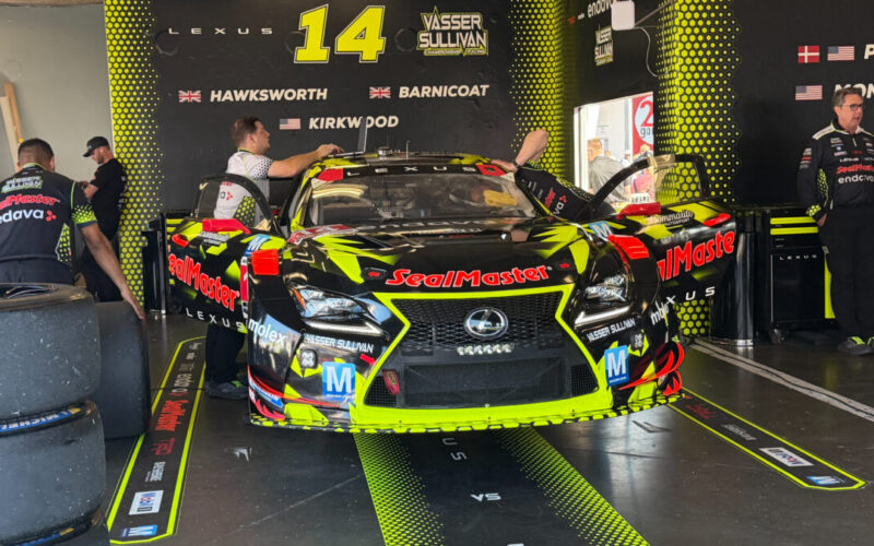 Lexus Racing and Vasser Sullivan #14 race car