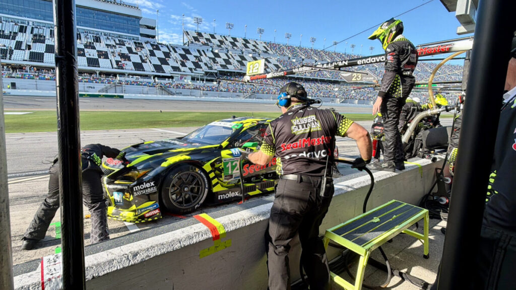 Pit stop with Vasser Sullivan
