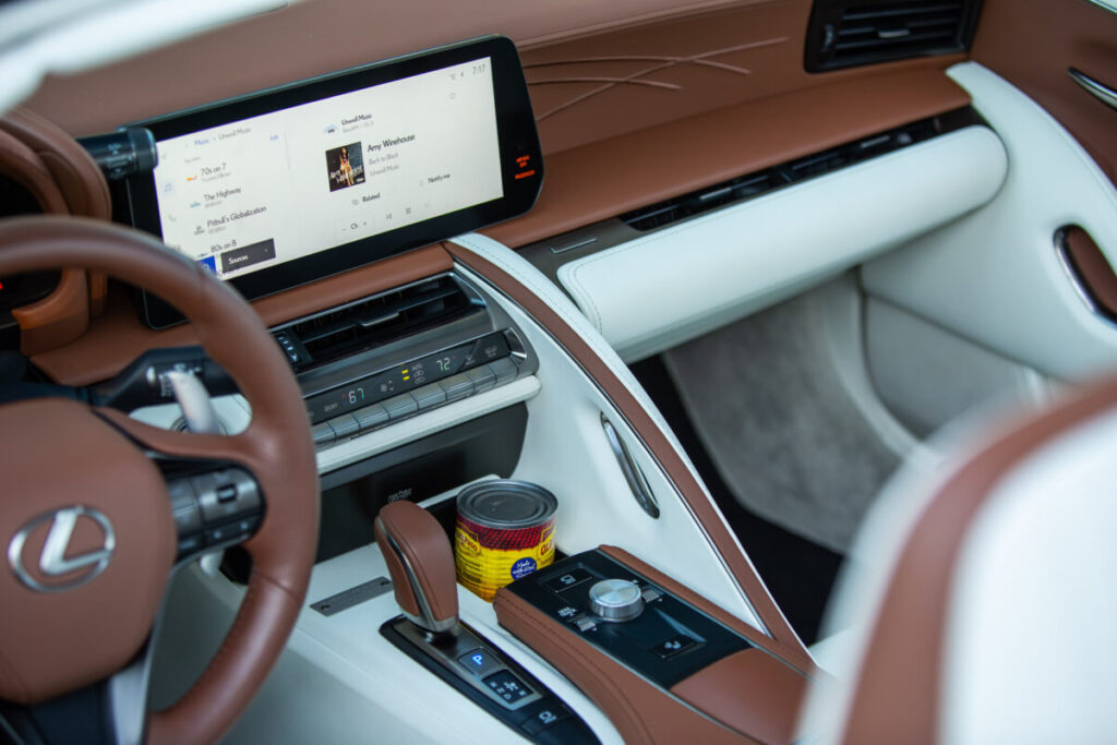 2026 Lexus LC 500 Inspiration Series interior