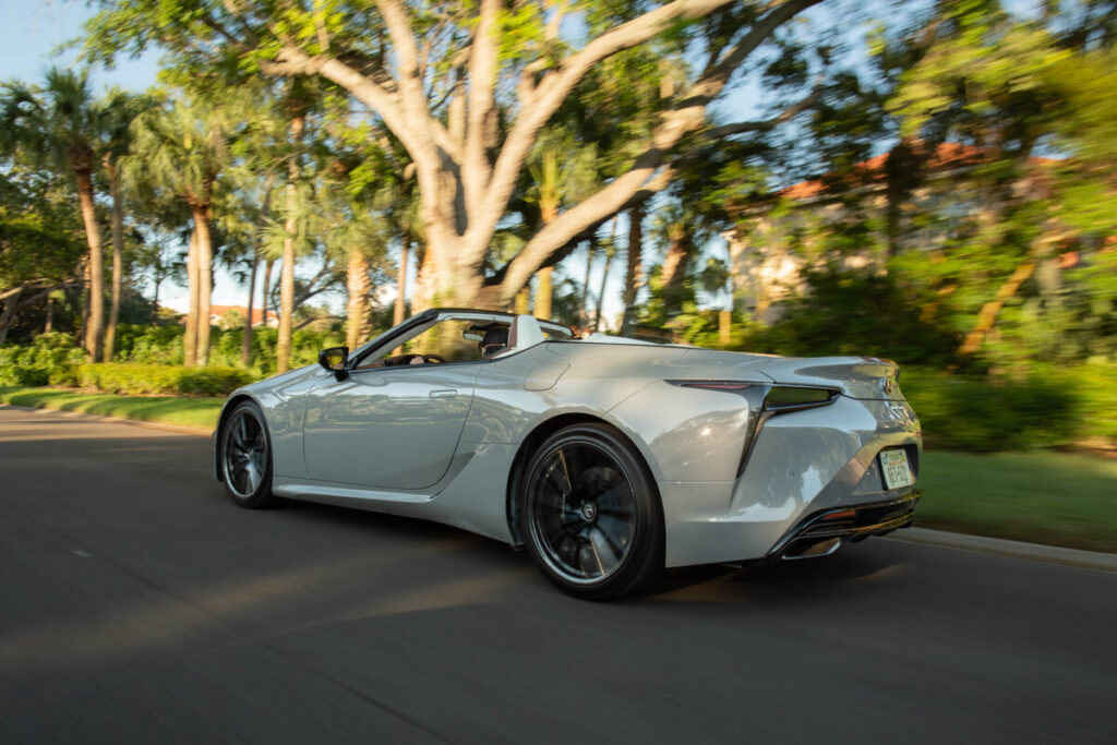 2026 Lexus LC 500 Inspiration Series in motion