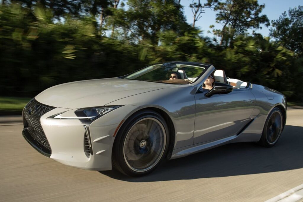 2026 Lexus LC 500 Inspiration Series in motion