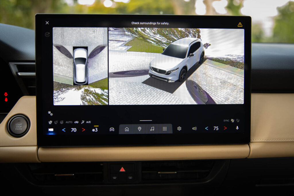 2026 Mazda CX-5 S Premium Plus 15.6-inch center touchscreen