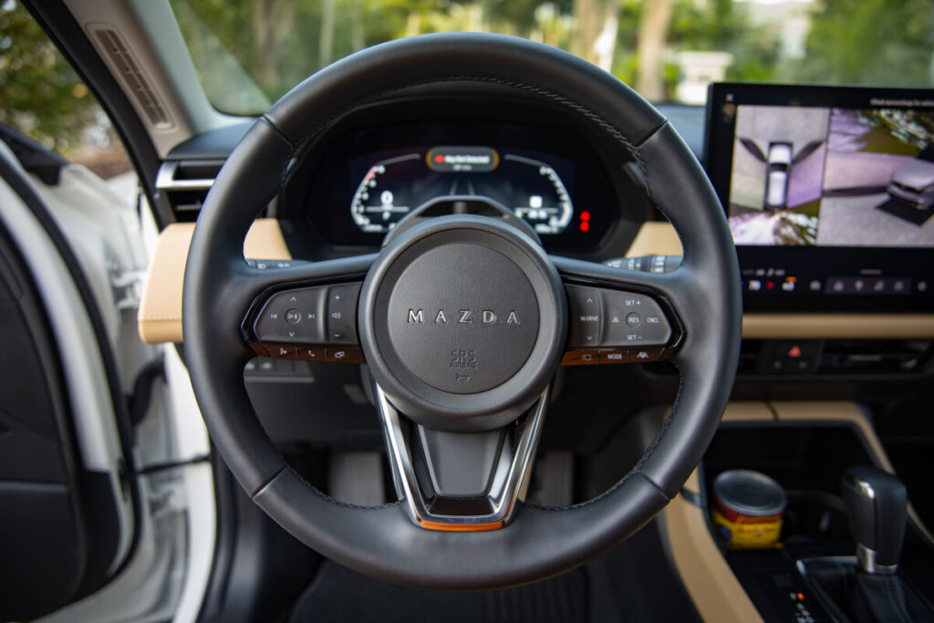 2026 Mazda CX-5 S Premium Plus steering wheel details