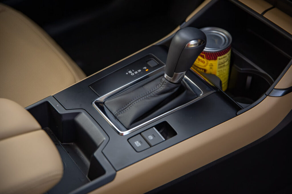 2026 Mazda CX-5 S Premium Plus cup holders and gear selector