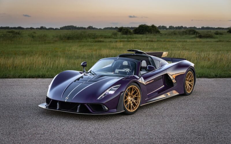 Hennessey Venom F5-M front 3/4 view