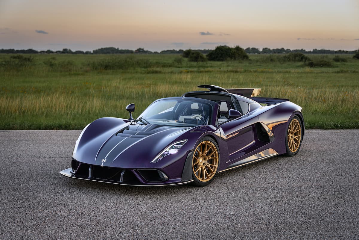 Hennessey Venom F5-M front 3/4 view