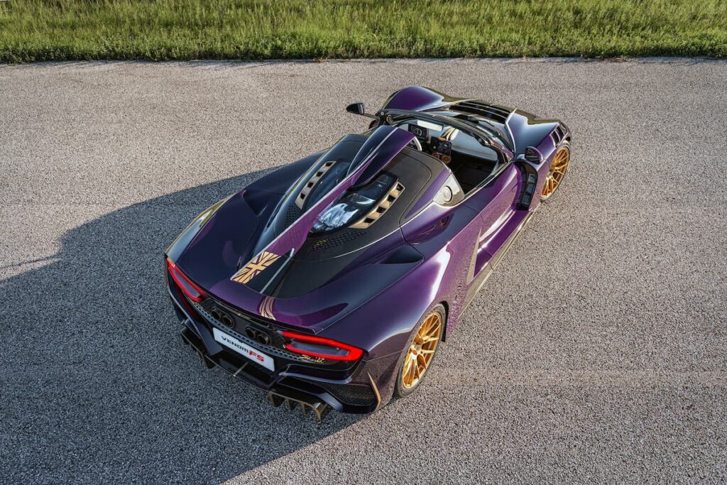 Hennessey Venom F5-M back end from above
