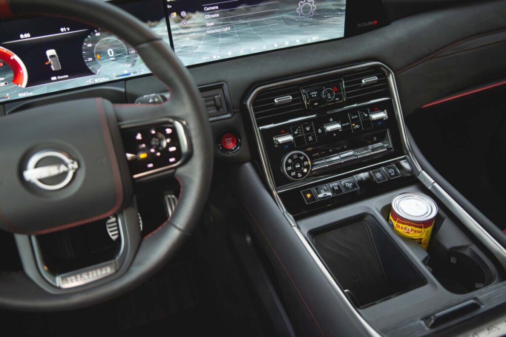 2026 Nissan Armada Nismo front cabin details