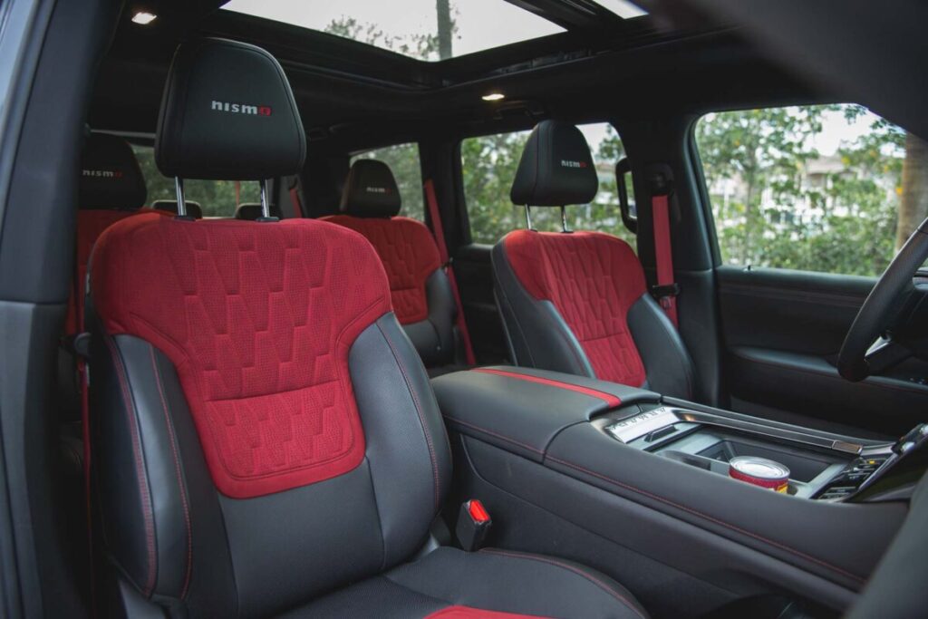 2026 Nissan Armada Nismo front row seats