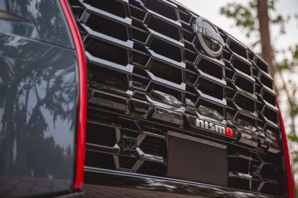 2026 Nissan Armada Nismo exclusive NISMO front fascia and grille