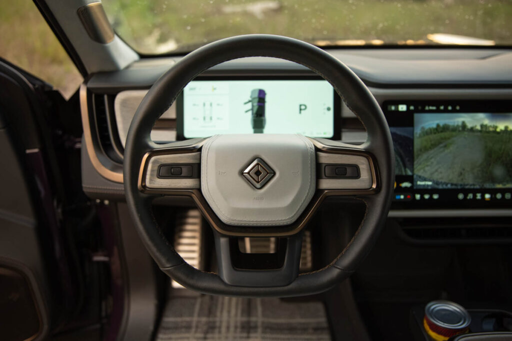 2026 Rivian R1T steering wheel