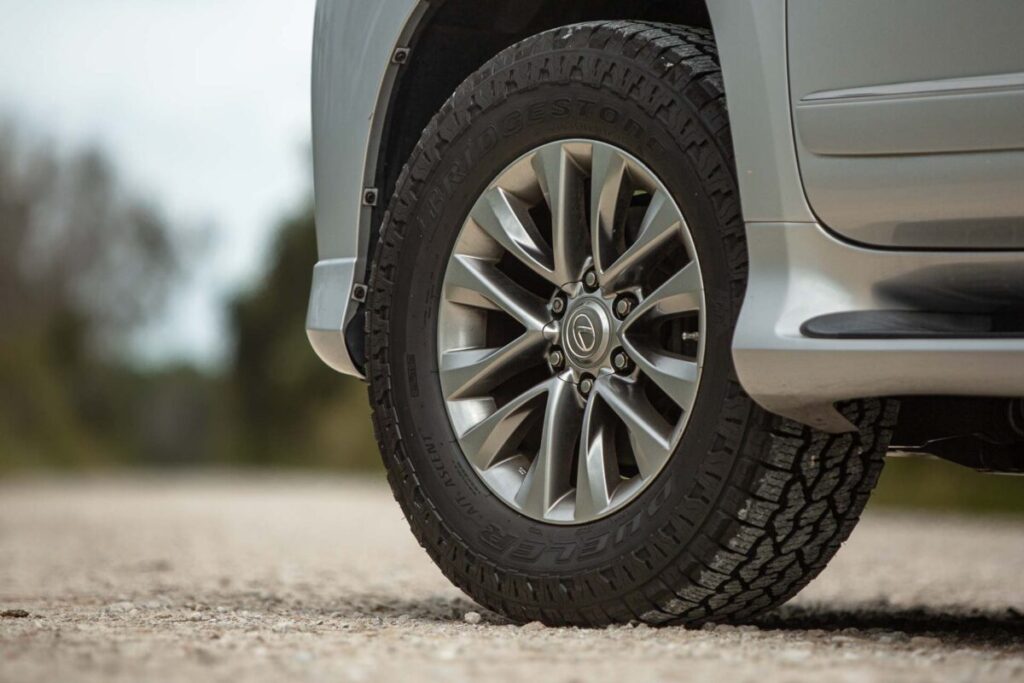 Bridgestone Dueler A/T Ascent tires on the GX 460